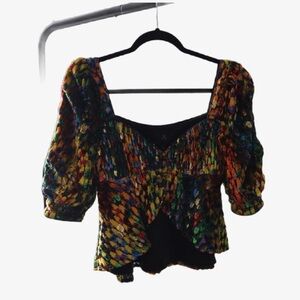 NBD Crop Velvet Top Tinsel Collection